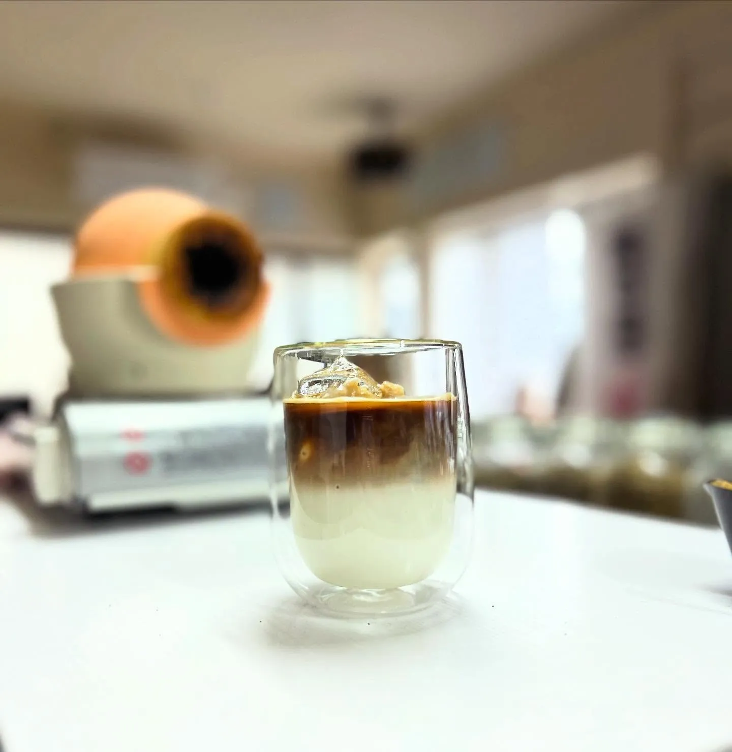暑い夏には冷たいカフェオレ🧊
